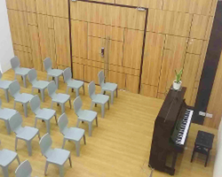 The Music Studio @ Ubi One is a fully-equipped studio for small scale performances & recitals.